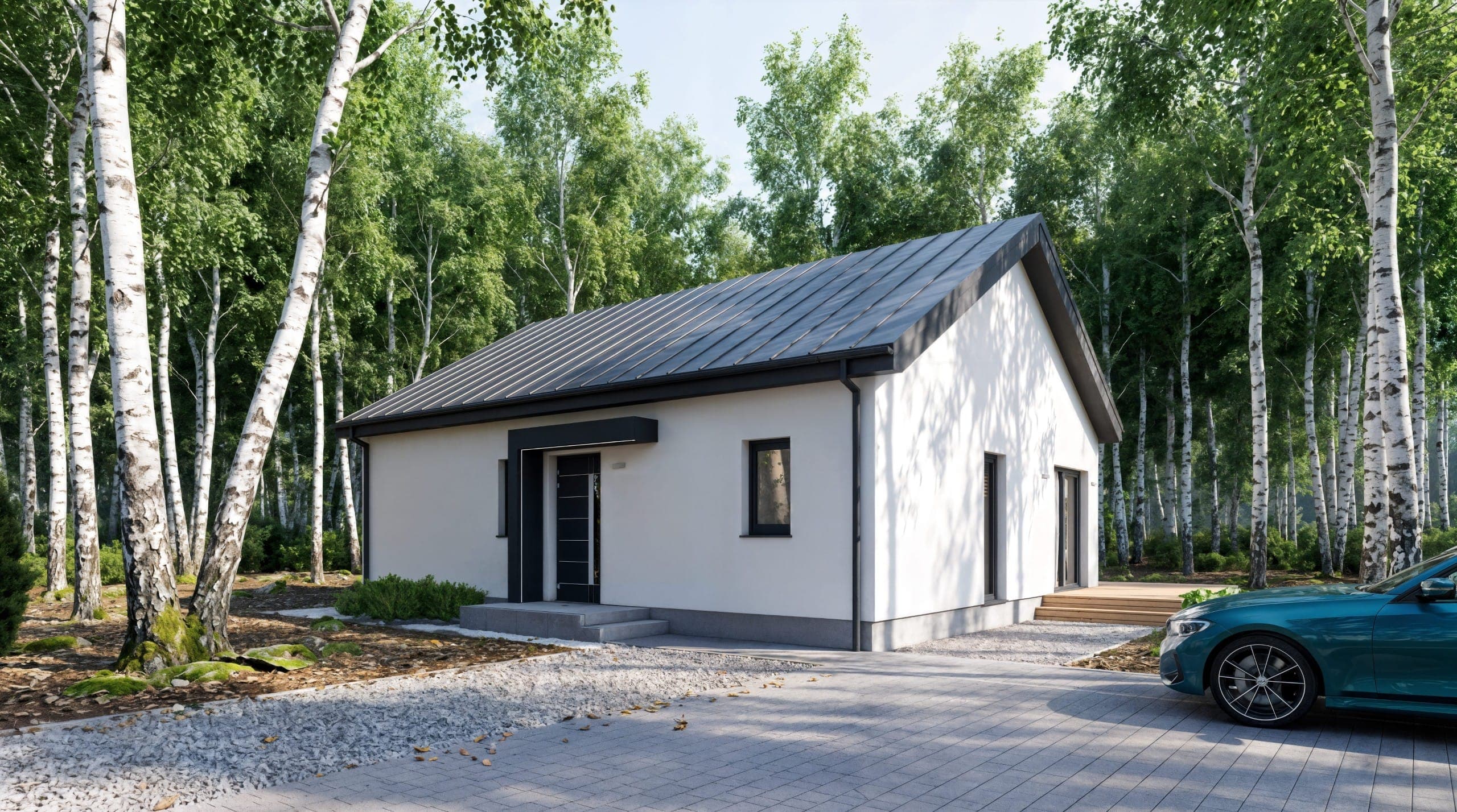 UNI 80 w wersji z elewacją tynkowaną