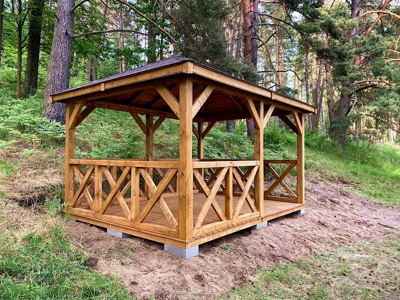 Altana ogrodowa ATENA — 3 × 4 m — ALT KAR (Altany Karol)