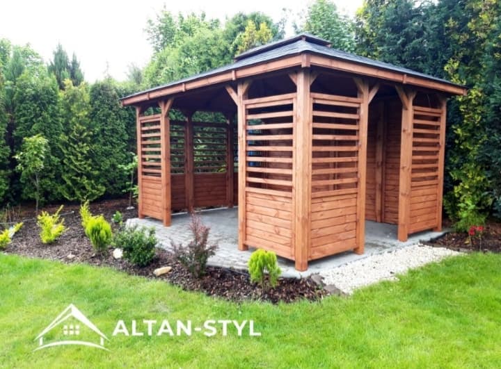 Altana ogrodowa WIKTORIA — 3 × 4 m — ALTAN-STYL Krzysztof Gołda