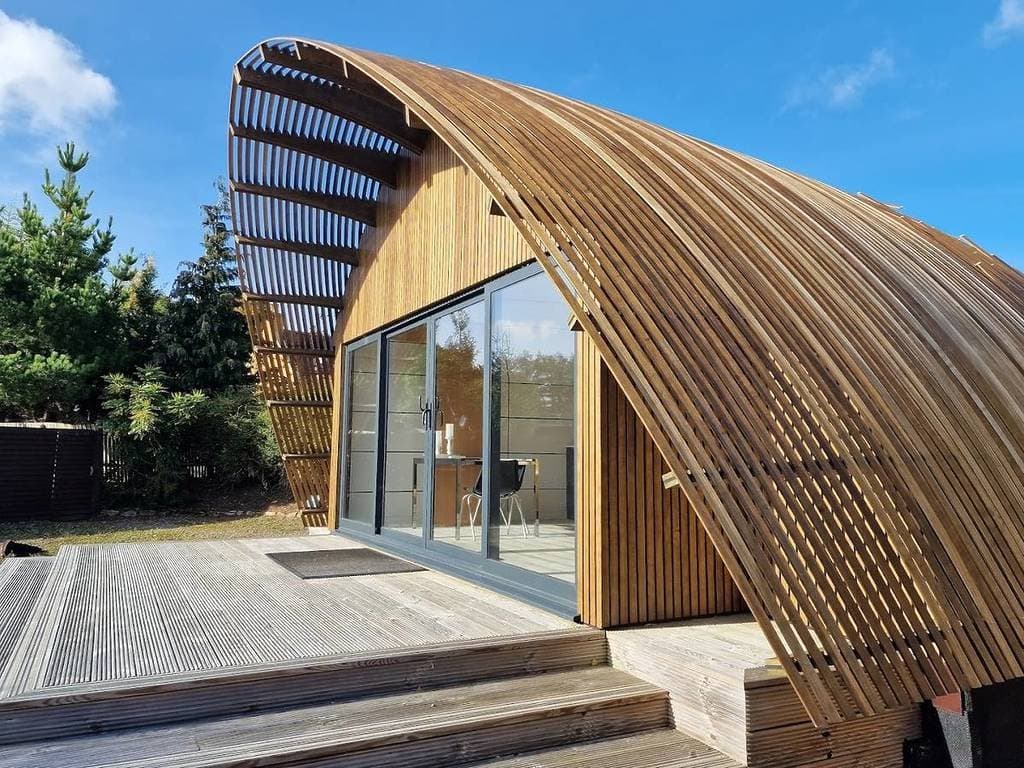 Domek noclegowy The Wave 30 — 10,8 × 6,8 m, 30 m² — Armadilla Accommodation Ltd (Armadilla)
