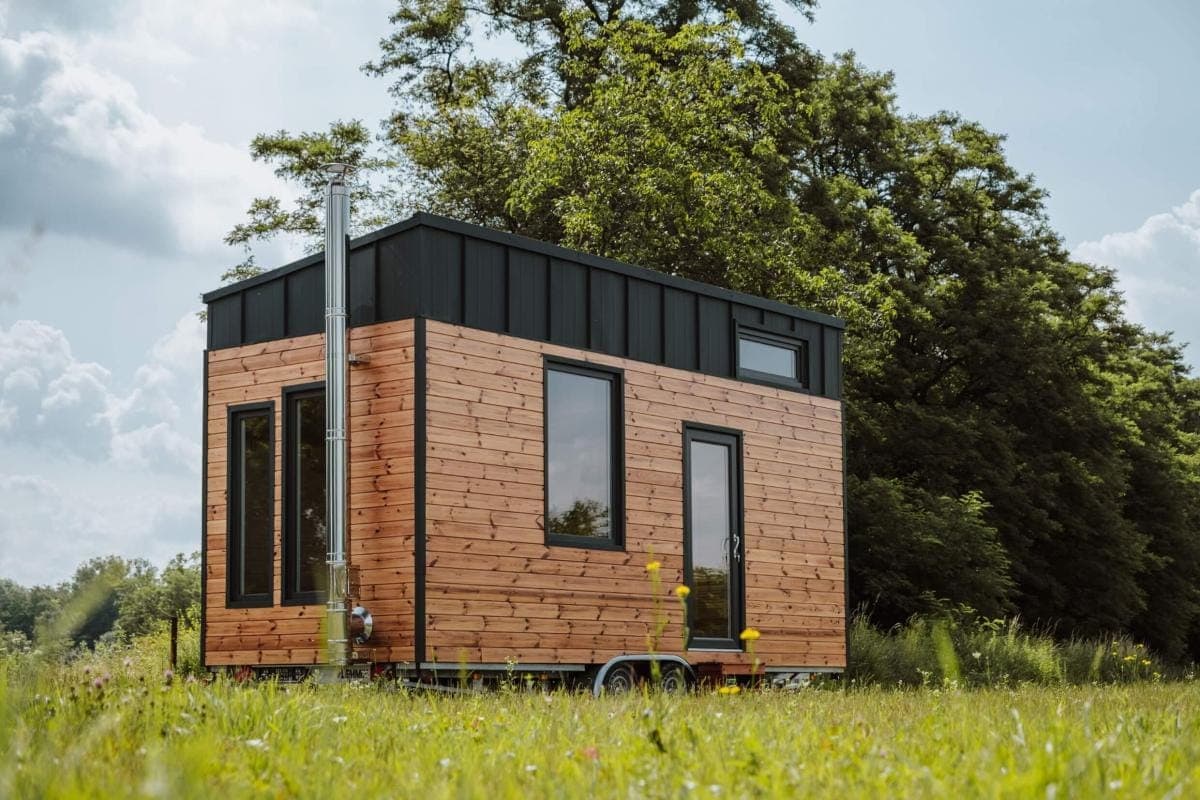 Tiny house Vaalserberg 540 — na przyczepie, 14,4 m² — model domu