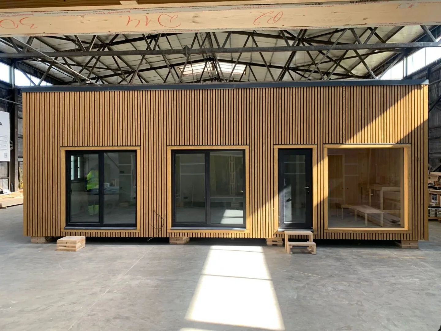 Dom modułowy Selfoss — 58,5 m² (4,5 × 13 m) — SIA „Bouwart Timber Frame Houses” (Bouw Art)