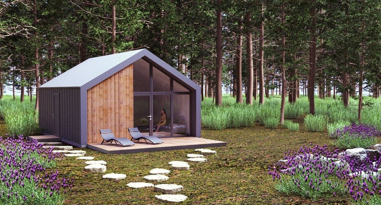 Stodoła 45 m² całoroczna — model domu