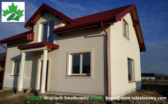 Dom piętrowy 165 m² w Brzezinach — Cieśla Wojciech Smołkowicz — Domy Kanadyjskie