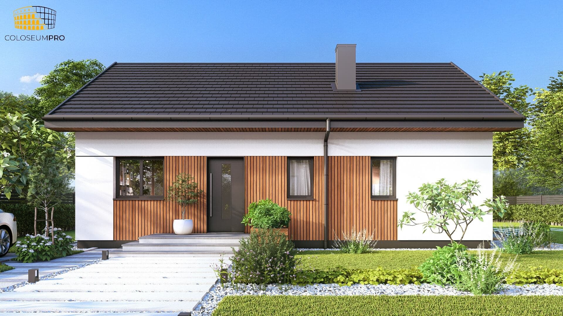 Ślęża — dom parterowy 83,76 m², COLOSEUM PRO