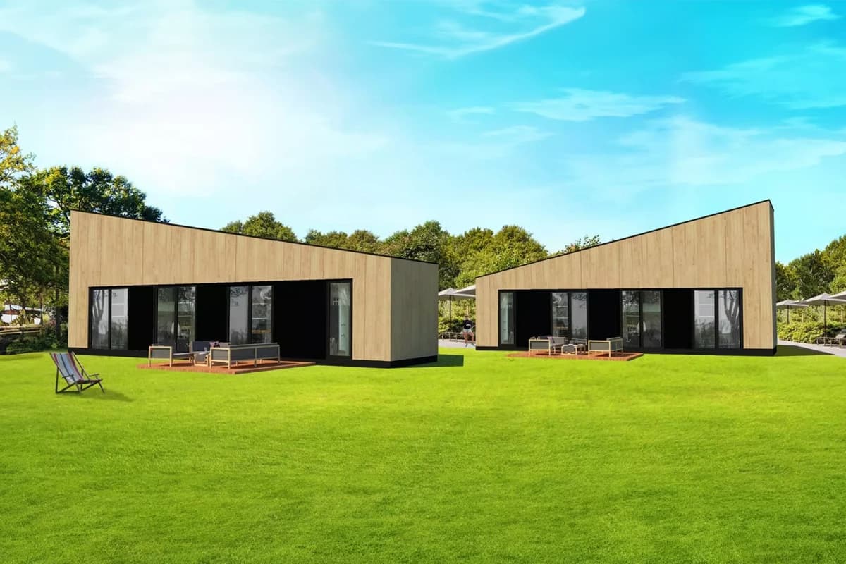 Dom modułowy BOXi 2 plus z antresolą — 28,96 m² — Contibox Łukasz Nowak