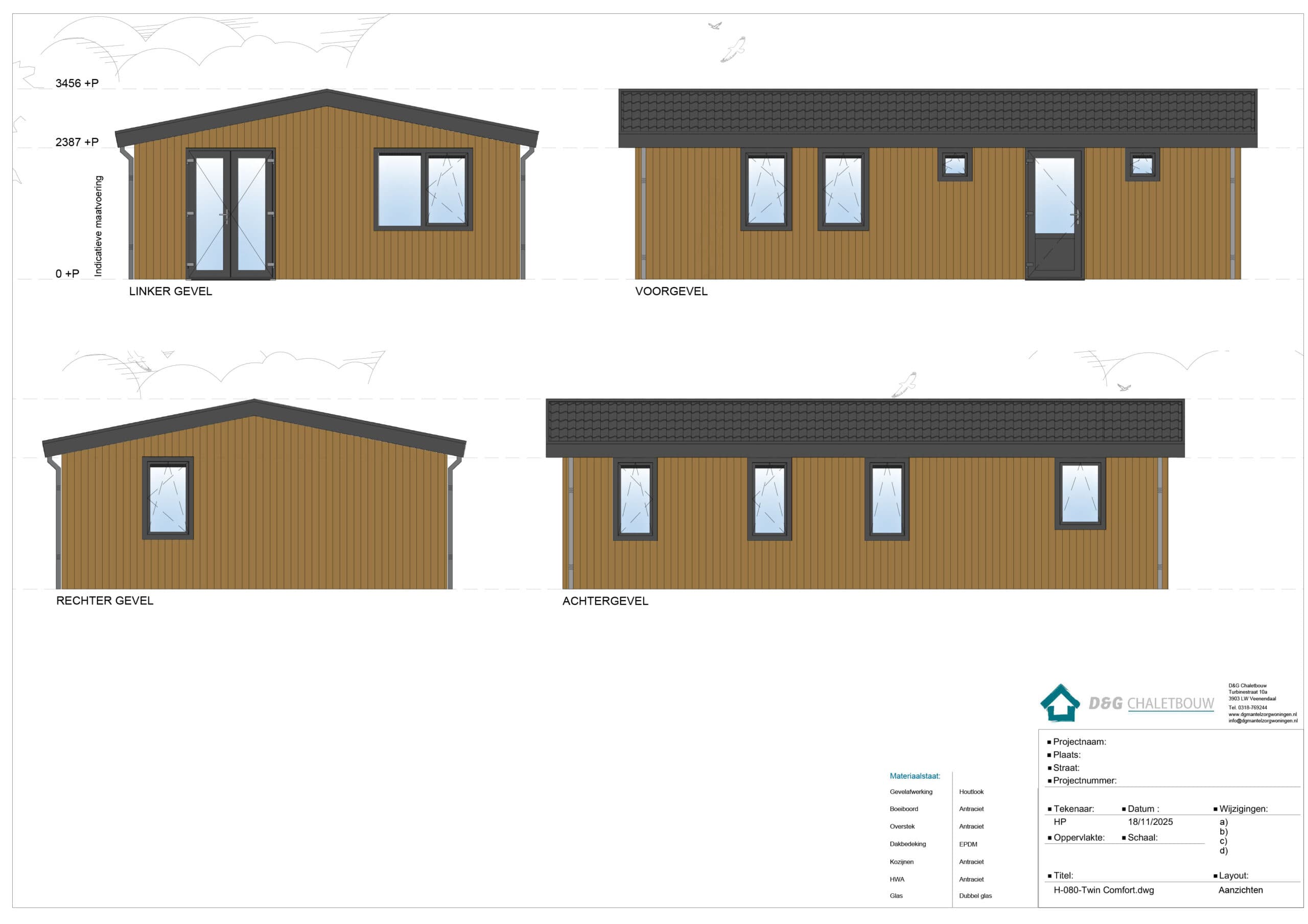 Chalet rekreacyjny Marisol Comfort, 77 m² — model domu