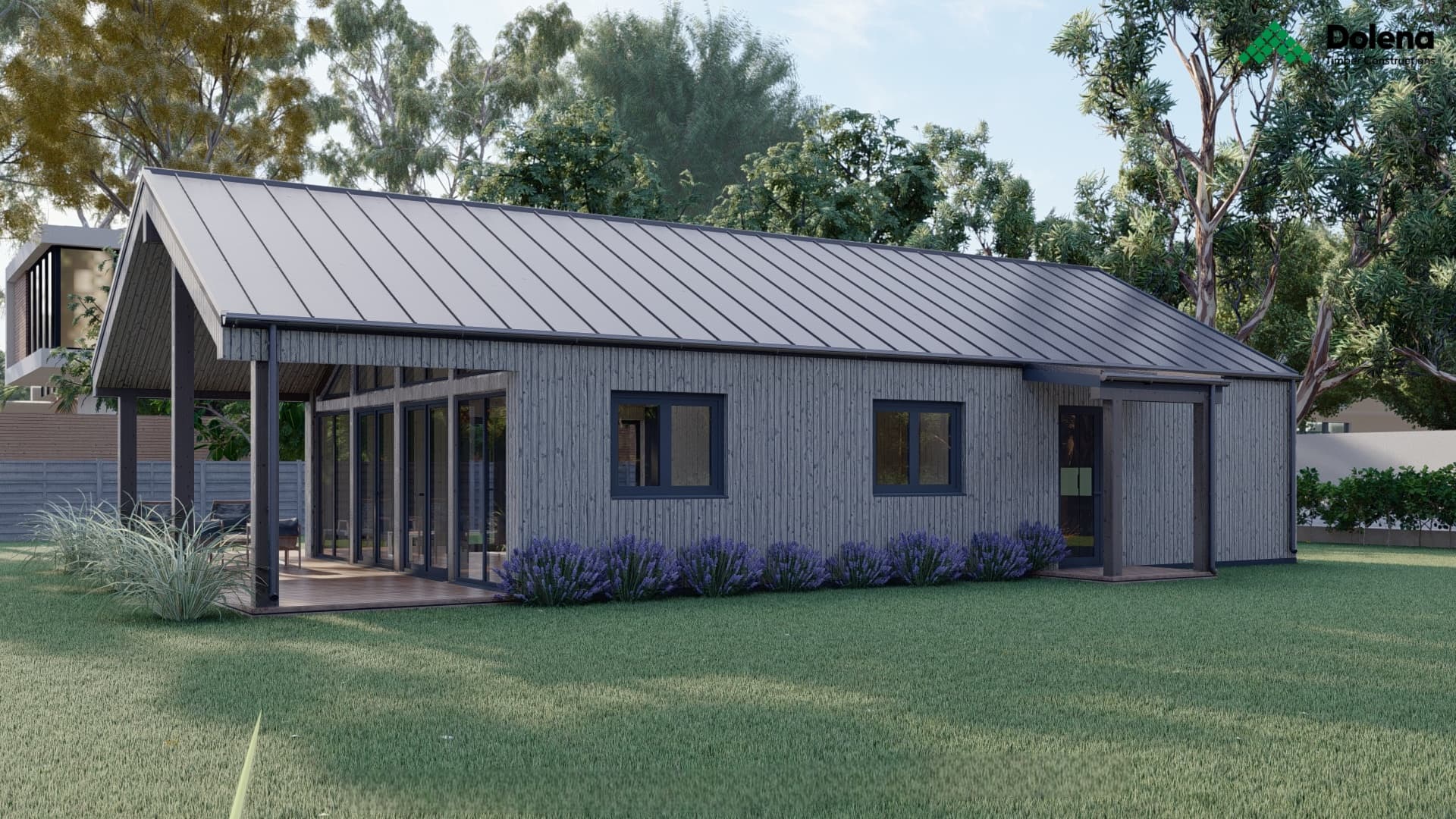 Dom szkieletowy A80 — 80 m² — model domu