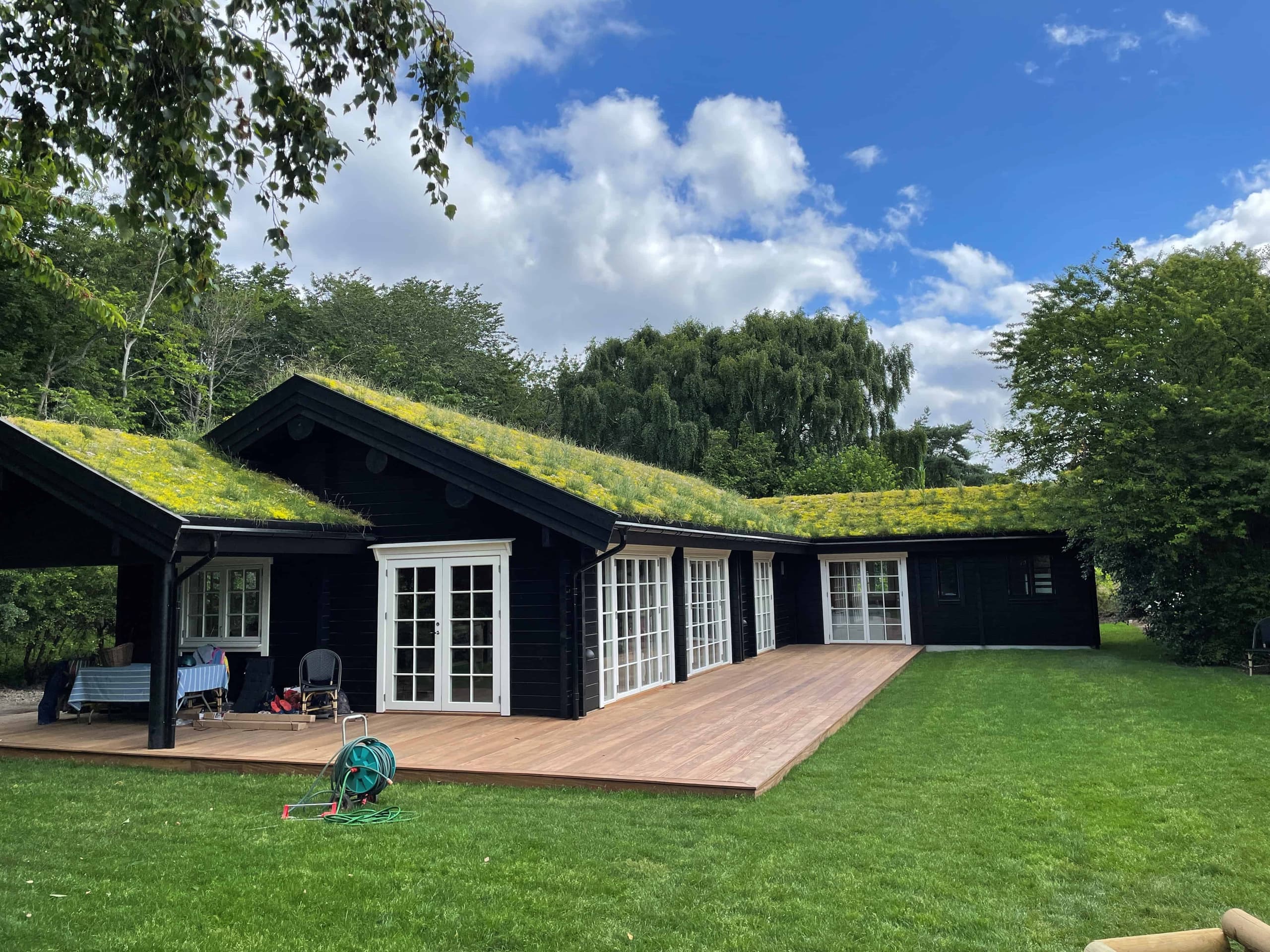Dom z bali DK130 — 130 m², 5 sypialni — UAB „Dolena” (Dolena Timber Houses)