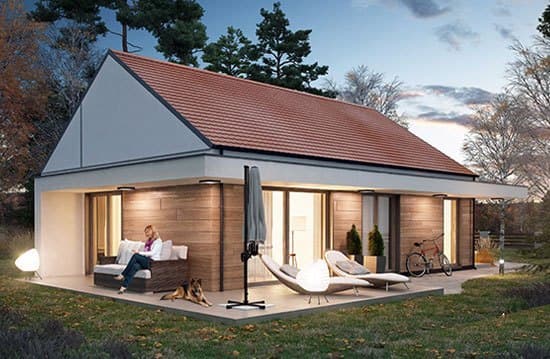 Dom parterowy LIMBA P77 — 77 m² — model domu
