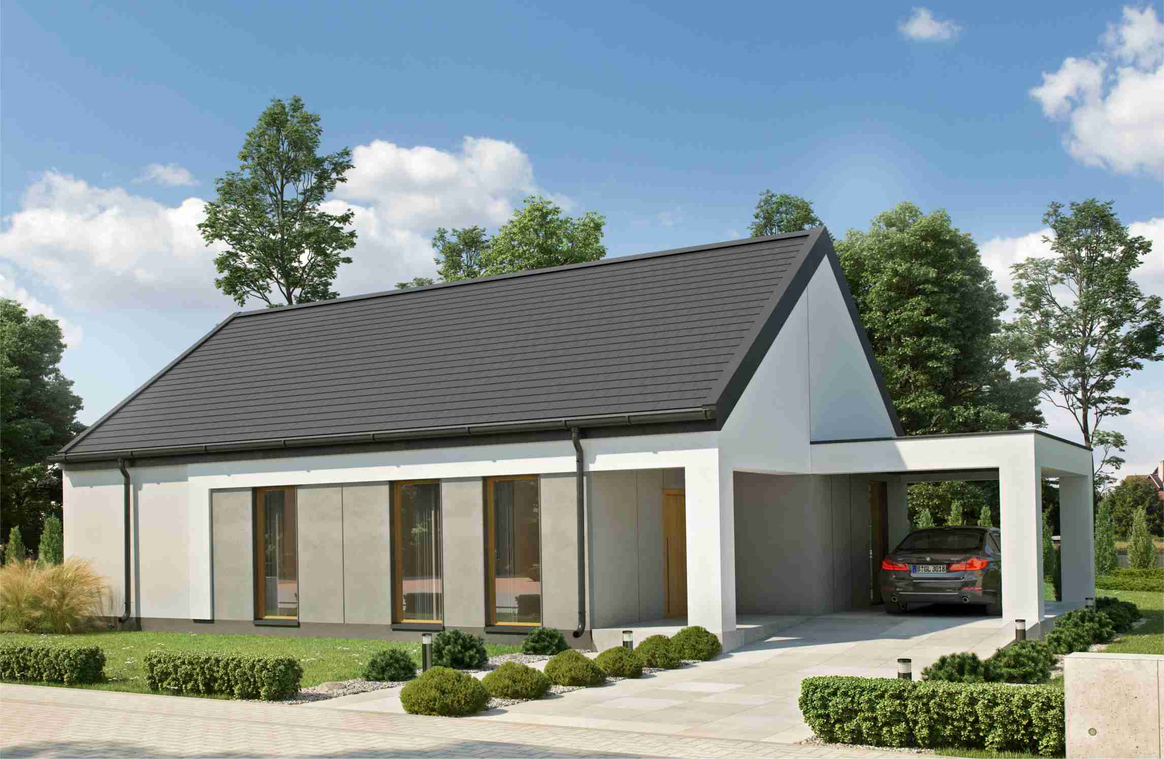 Dom parterowy MAGNOLIA P103 — 102,4 m² — model domu