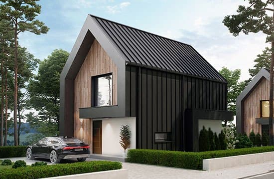 Dom z poddaszem GRAB N97 — 97 m² — model domu