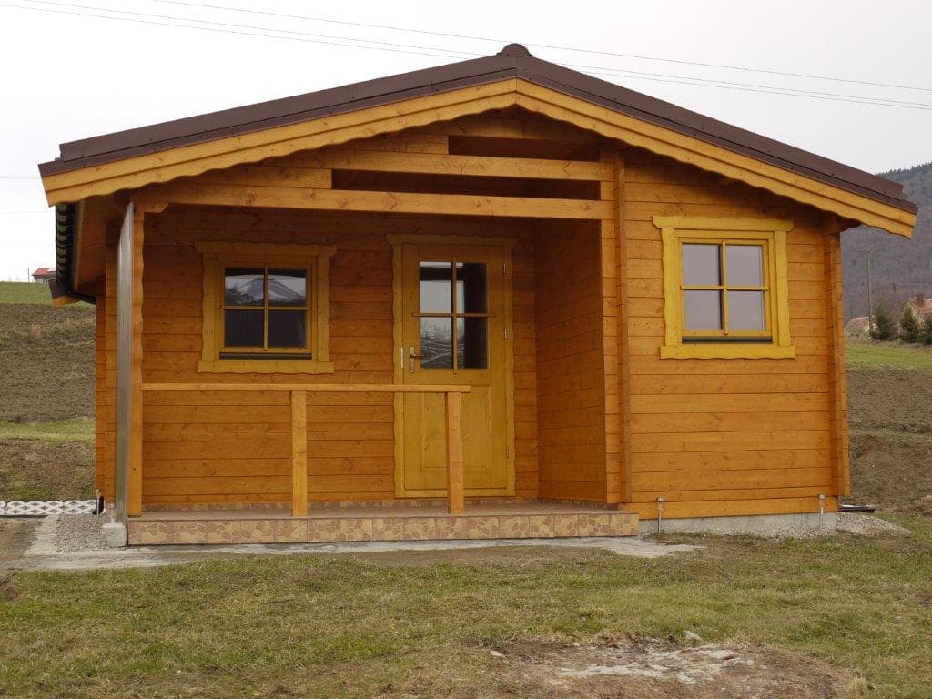 Domek letniskowy z bali Borneo — 26 m² — model domu