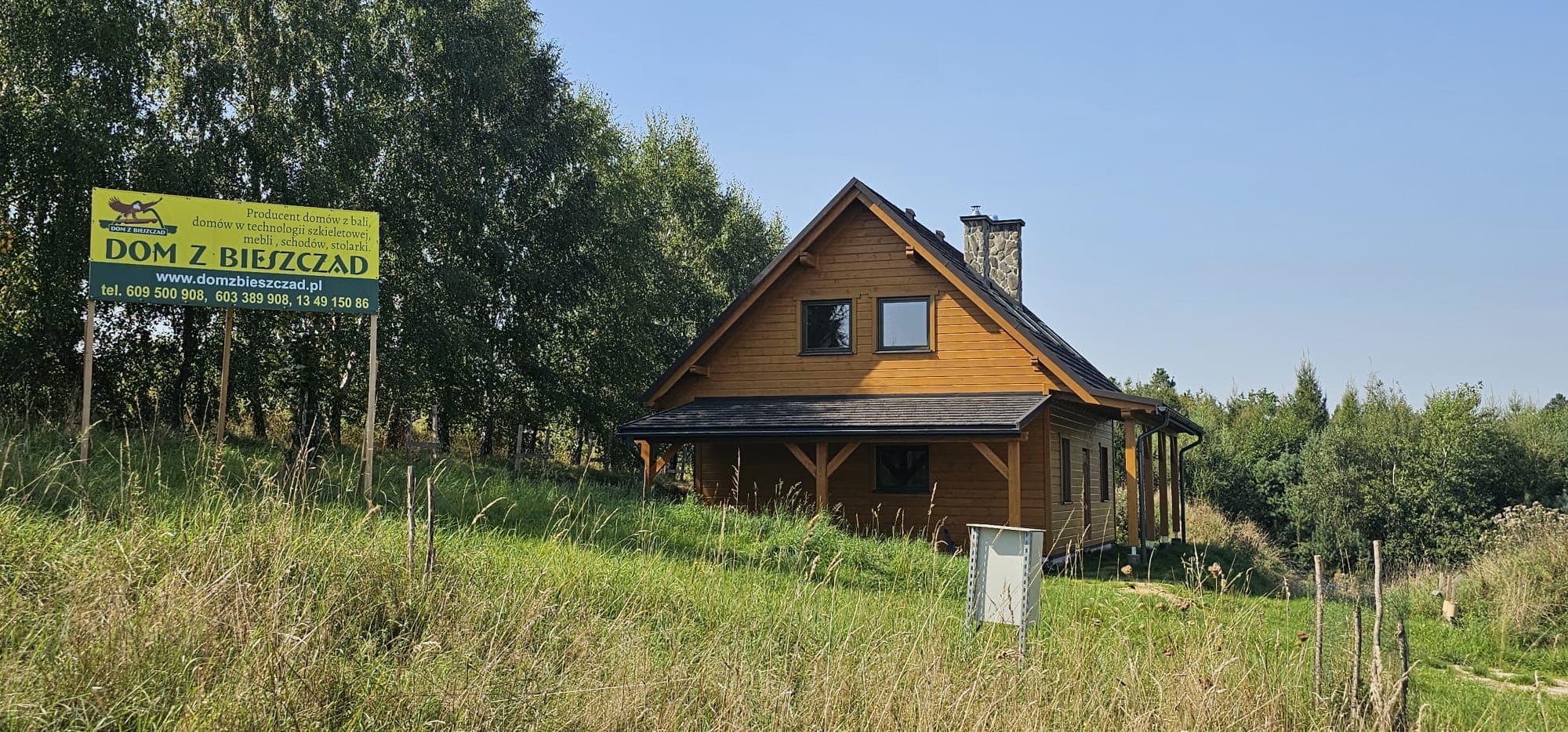 Dom szkieletowy Zawoja mk 11 dws — z poddaszem, 111,84 m² — Dom z Bieszczad — FPHU Wiesław Twaróg