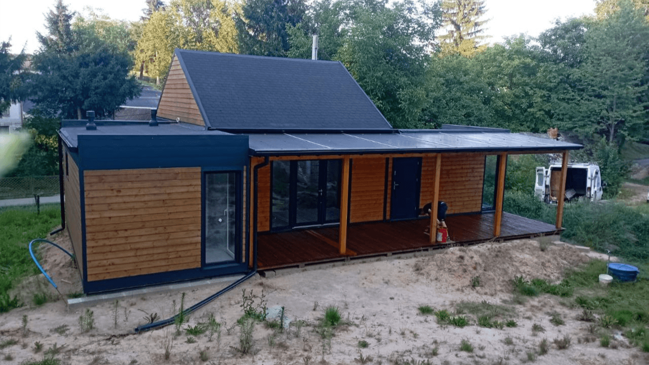 Domek STRANO — 64,3 m² użytkowej — DOMEK.TECH sp. z o.o.
