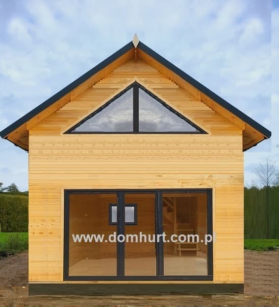 Dom Stodoła z antresolą — 35 m² zabudowy, 52,5 m² — model domu
