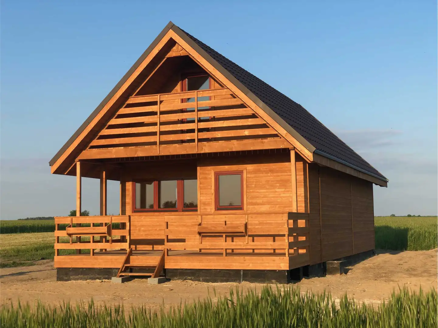 Dom drewniany Beskid — 52 m² użytkowej — Domki Drewniane — AMD STUDIO ADAM DUL