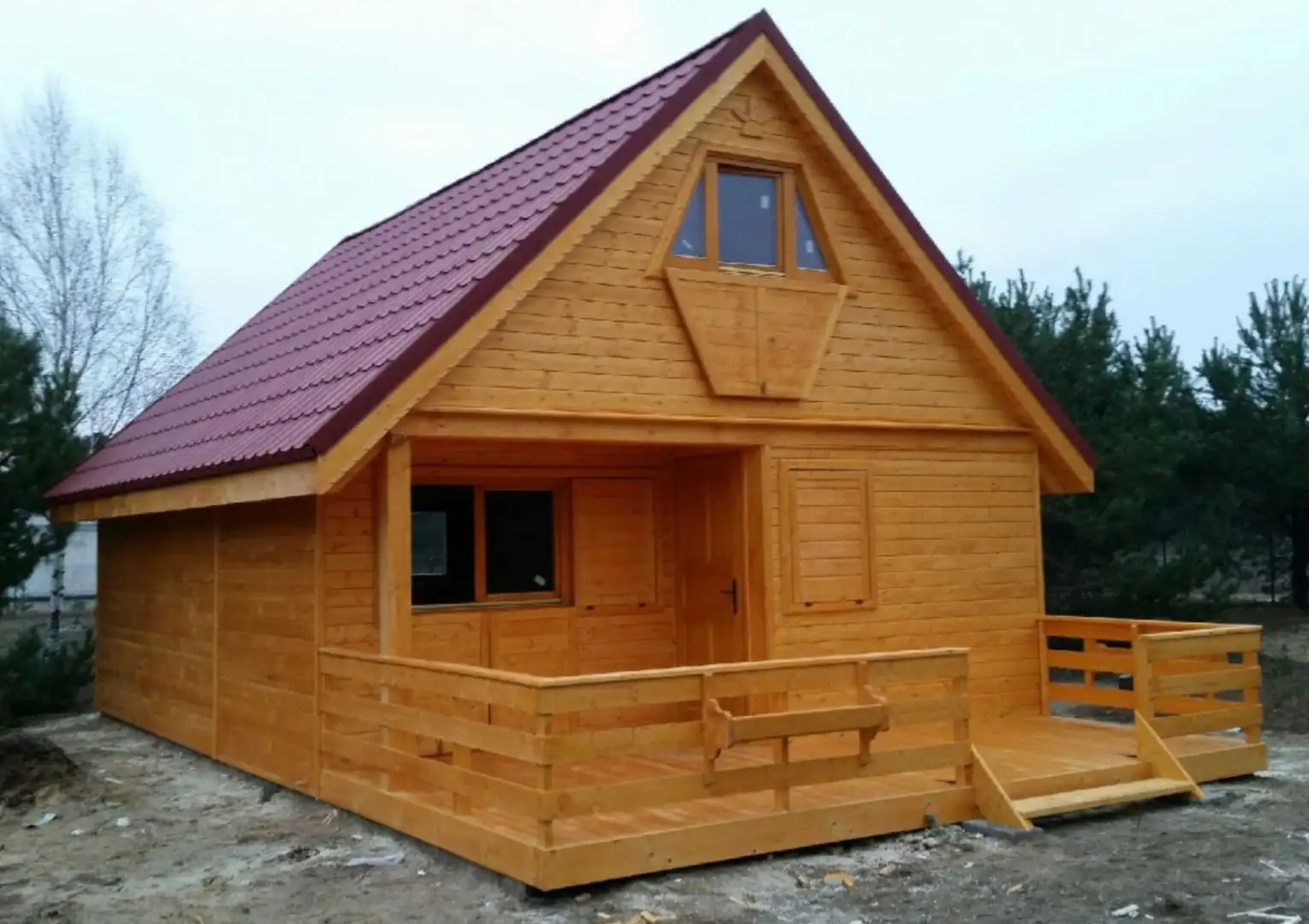 Dom drewniany Groń — 52 m² użytkowej — Domki Drewniane — AMD STUDIO ADAM DUL