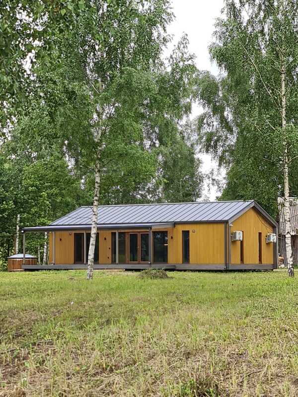Dom modułowy Domus 110 — 110 m², 3 sypialnie — Constructus LV, SIA (Domus Space)
