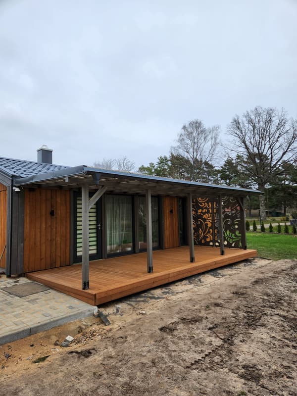 Dom modułowy Domus 60 — 60 m², dwa moduły — Constructus LV, SIA (Domus Space)