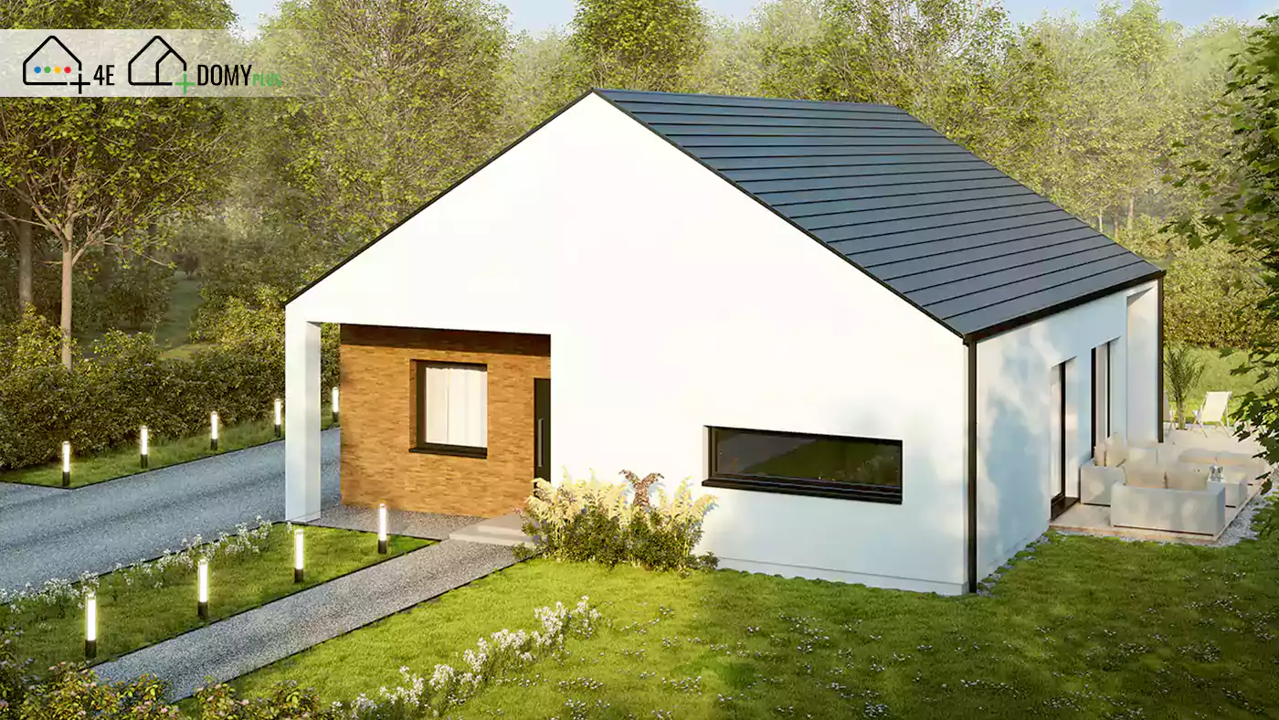 Dom parterowy Home Plus 2, 112,56 m² — Domy Plus Sp. z o.o.