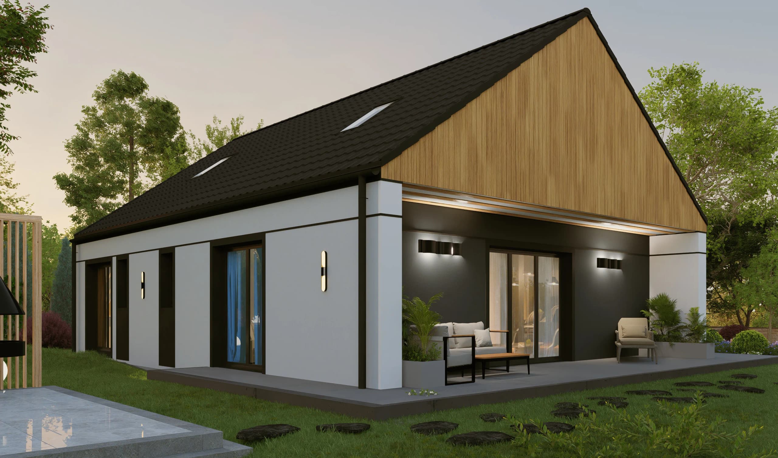 SMART 3+1 Basic — dom z keramzytu 148 m², Domy Vivet