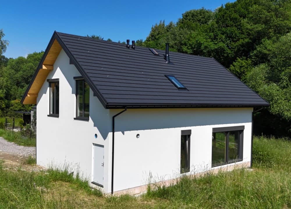 Dom szkieletowy 180 m² w Łodygowicach — DREWHOUSE Robert Drobny