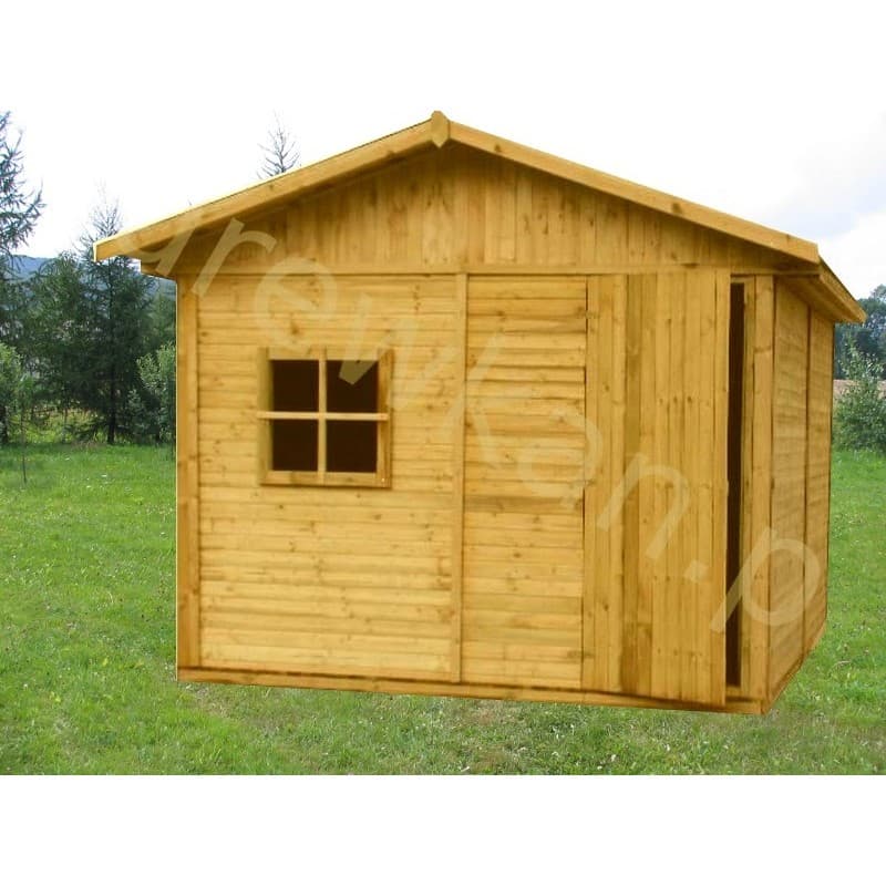 Domek ogrodowy RUBIN A — 10,11 m² — DREWKAN