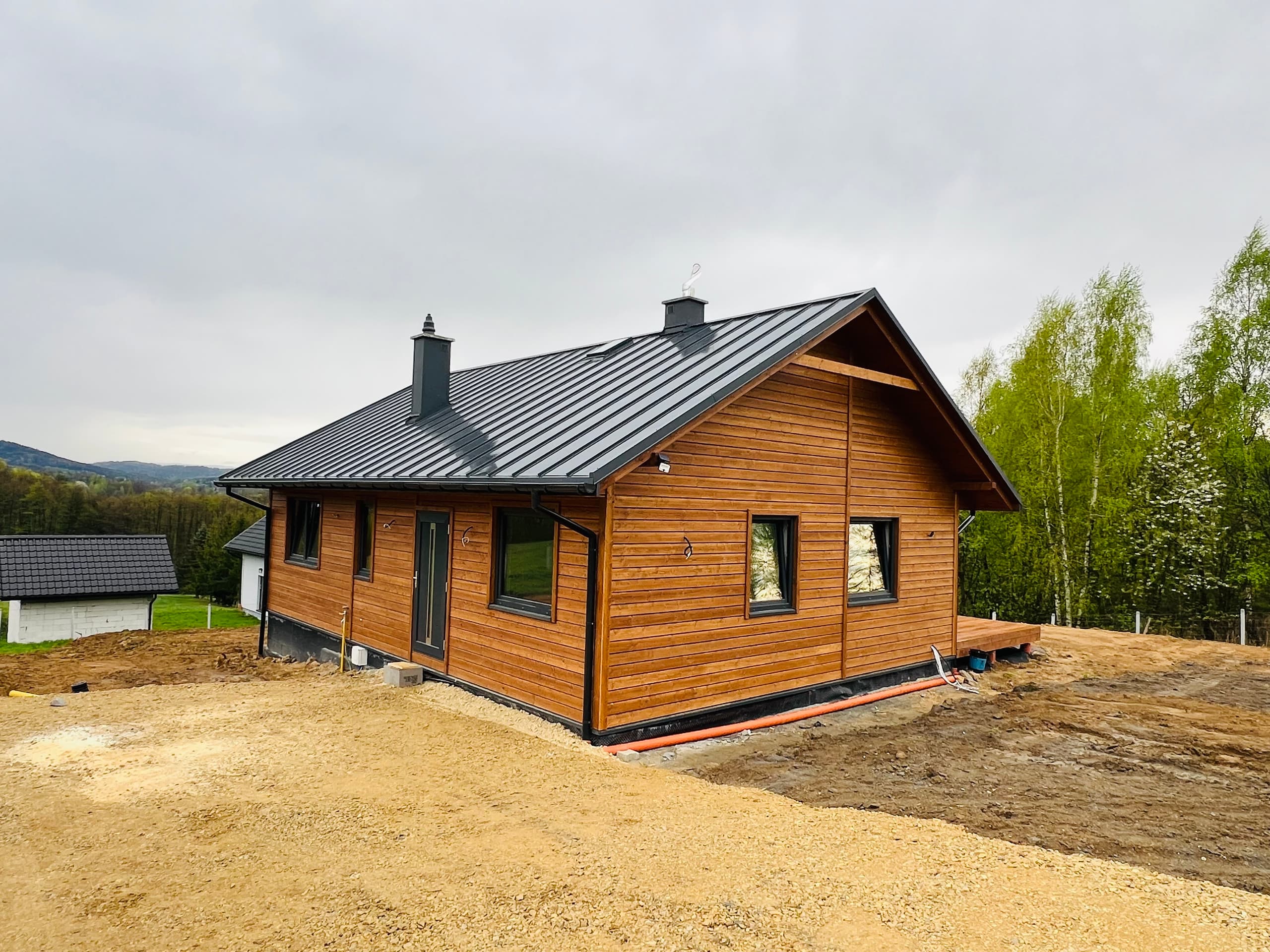 Dom parterowy 90 m² w Barwałdzie, Drewniany Świat Kraus
