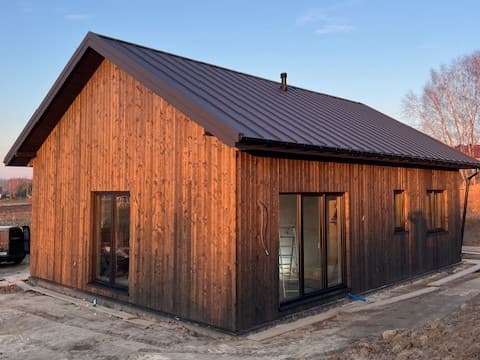 Dom szkieletowy 74 m² pod Rzeszowem, Drewniany Świat Kraus