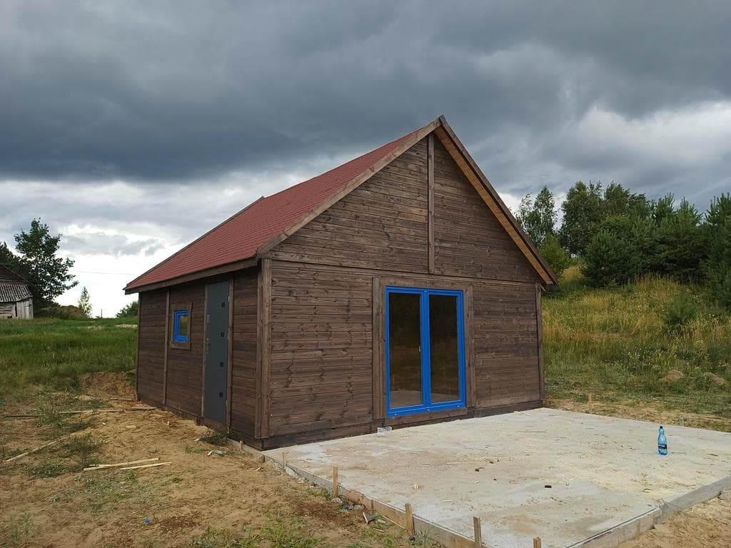 Domek letniskowy L80 — 6 × 6 m — DREWNOTRIK