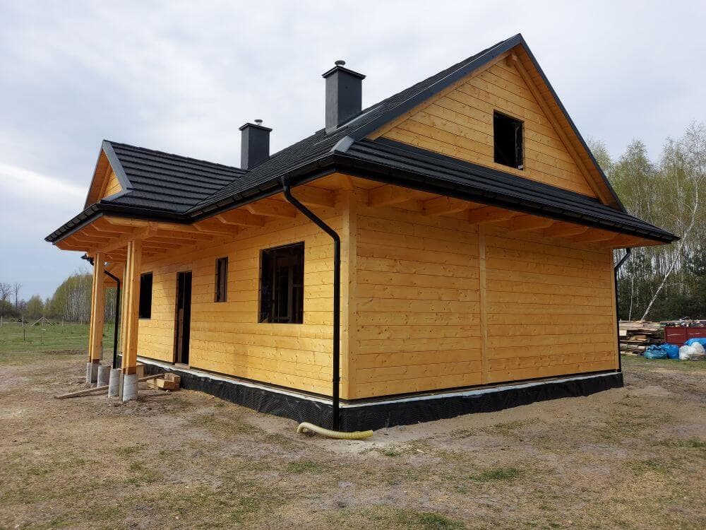Dom szkieletowy Zawoja 47, 71 m², Drewo Majster
