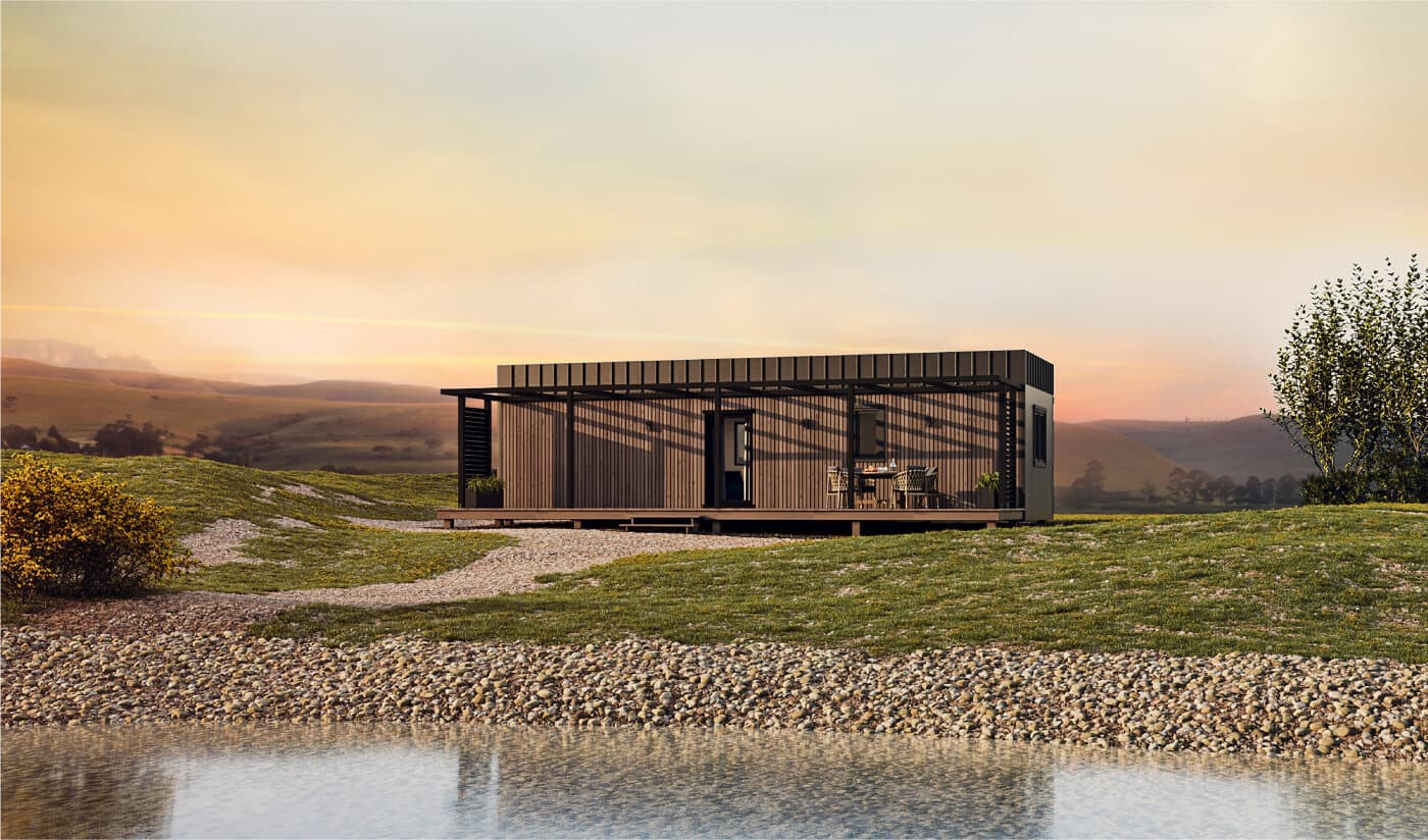 Dom modułowy Typ C — 3 sypialnie, 47 m² — Eco Small House Sp. z o.o.