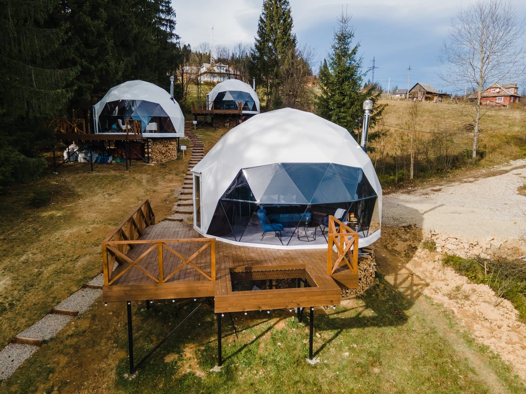 Geokopuła ECOPOD E7 (średnica 7 m) — ECOPOD (ECOPOD Ukraine)