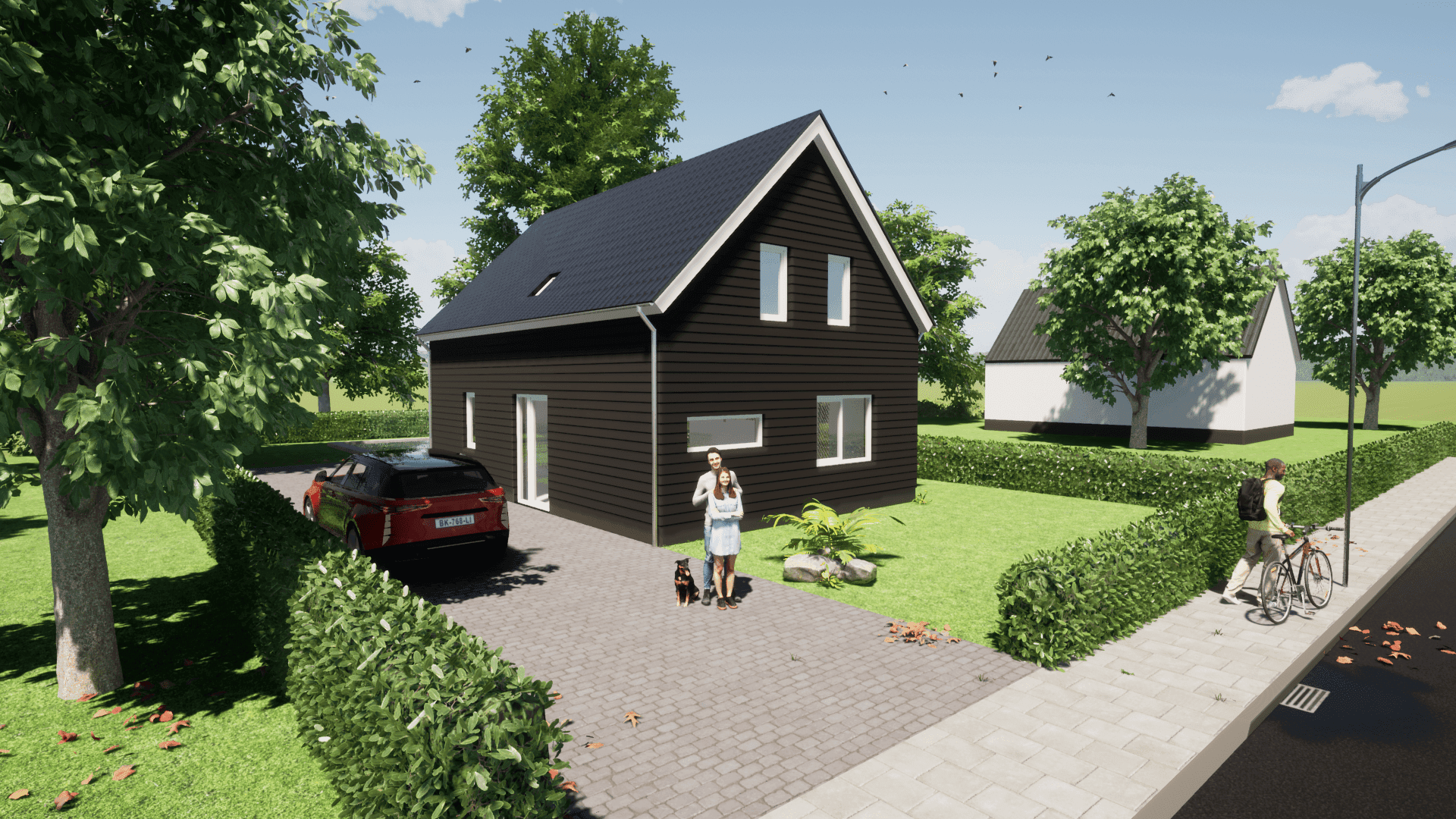 Dom szkieletowy Gezinswoning Haarlem, 129 m² — Eigenwijs Bouw B.V.