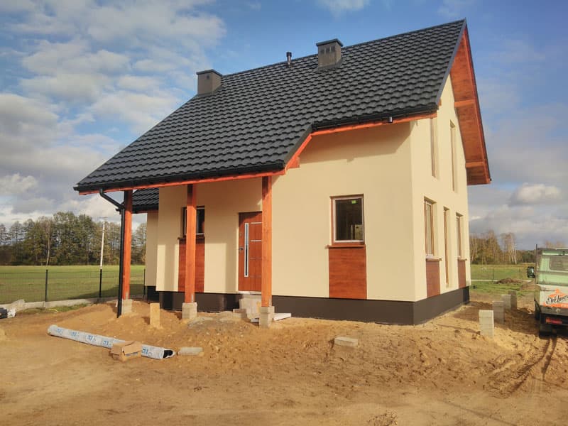 Dom szkieletowy „Mikulice” 88 m², EKO-INVEST Artur Smelczyński