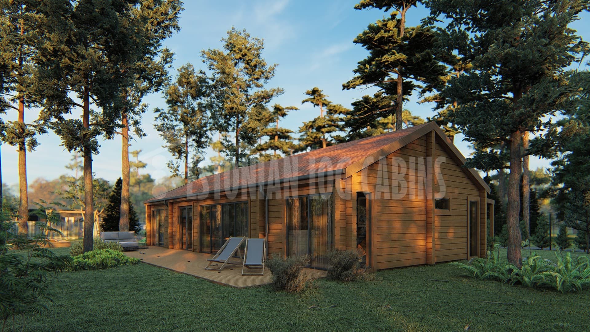 Dom z bali Richard — 96,6 m², 3 sypialnie, z sauną — Estonian Log Cabins (ESTONIAN LOG CABINS OÜ)