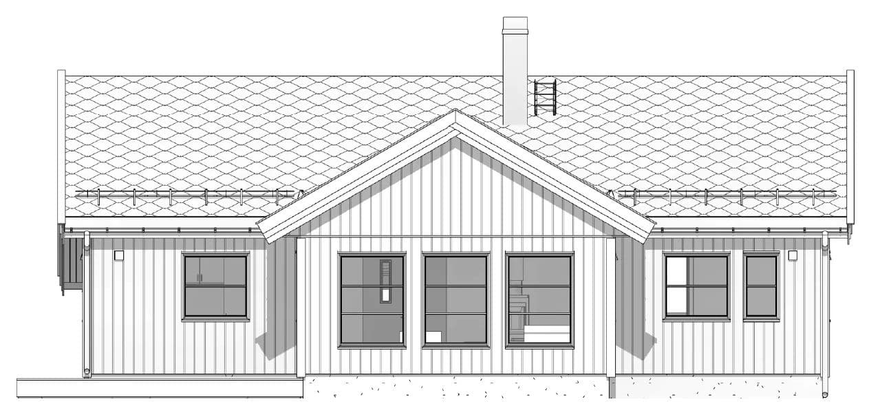 Domek letniskowy Rondablikk 100 z antresolą, 105 m² — Familiehytta AS