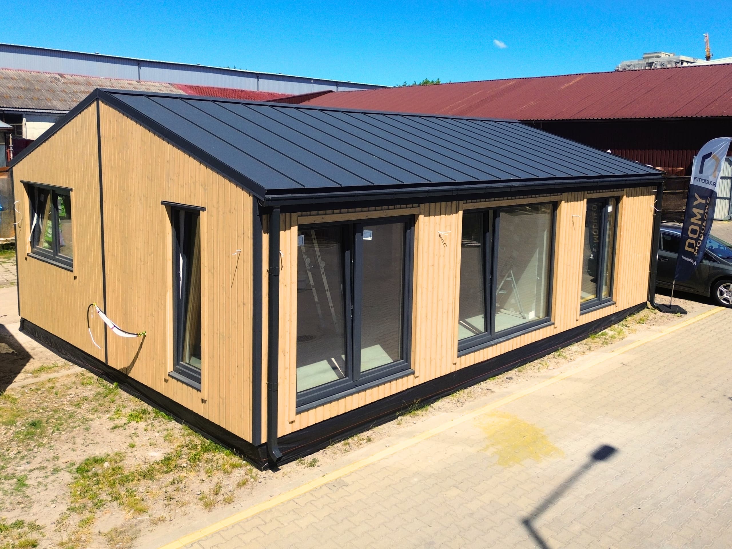 Dom modułowy FIM 96 — dwumodułowy, 96 m² — Fi Modular sp. z o.o.