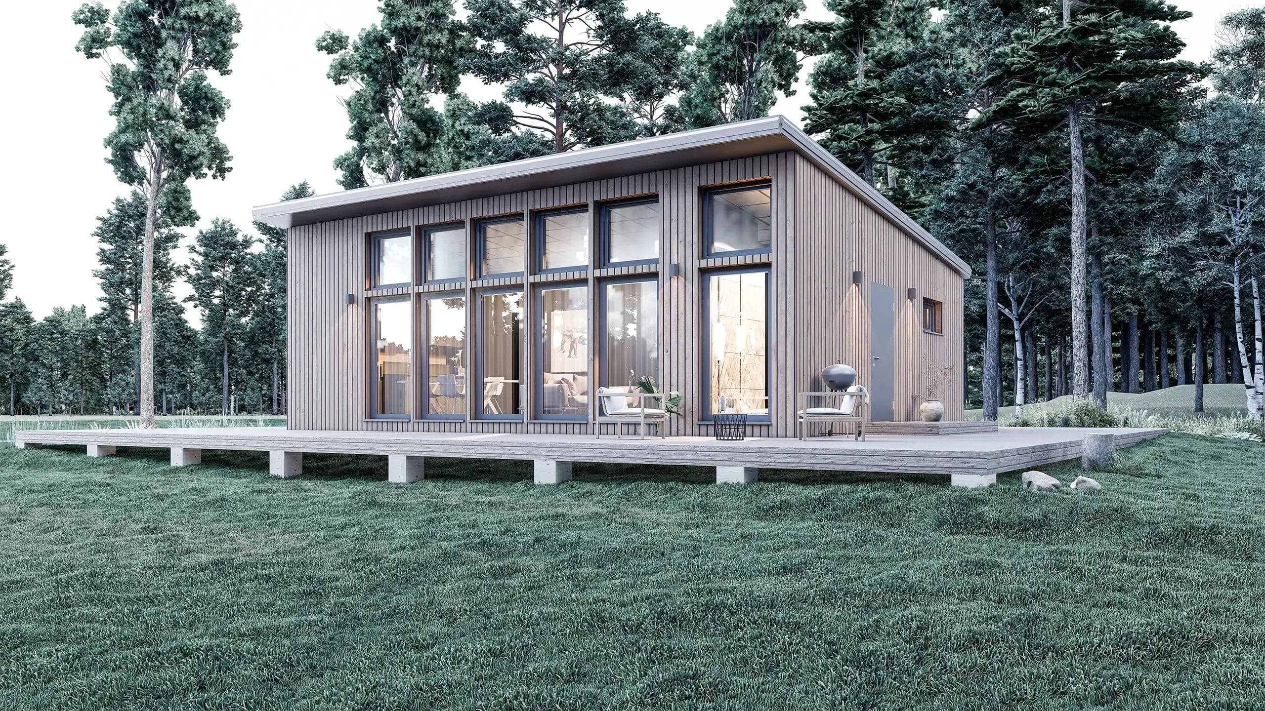 Dom letniskowy Örebro, ok. 71 m² — model domu