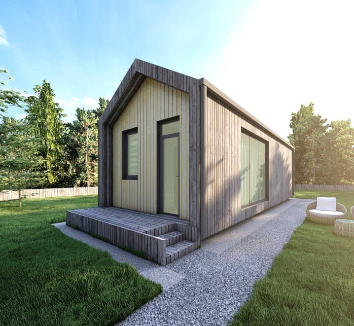 Dom szkieletowy Scandi One, 34 m² — model domu