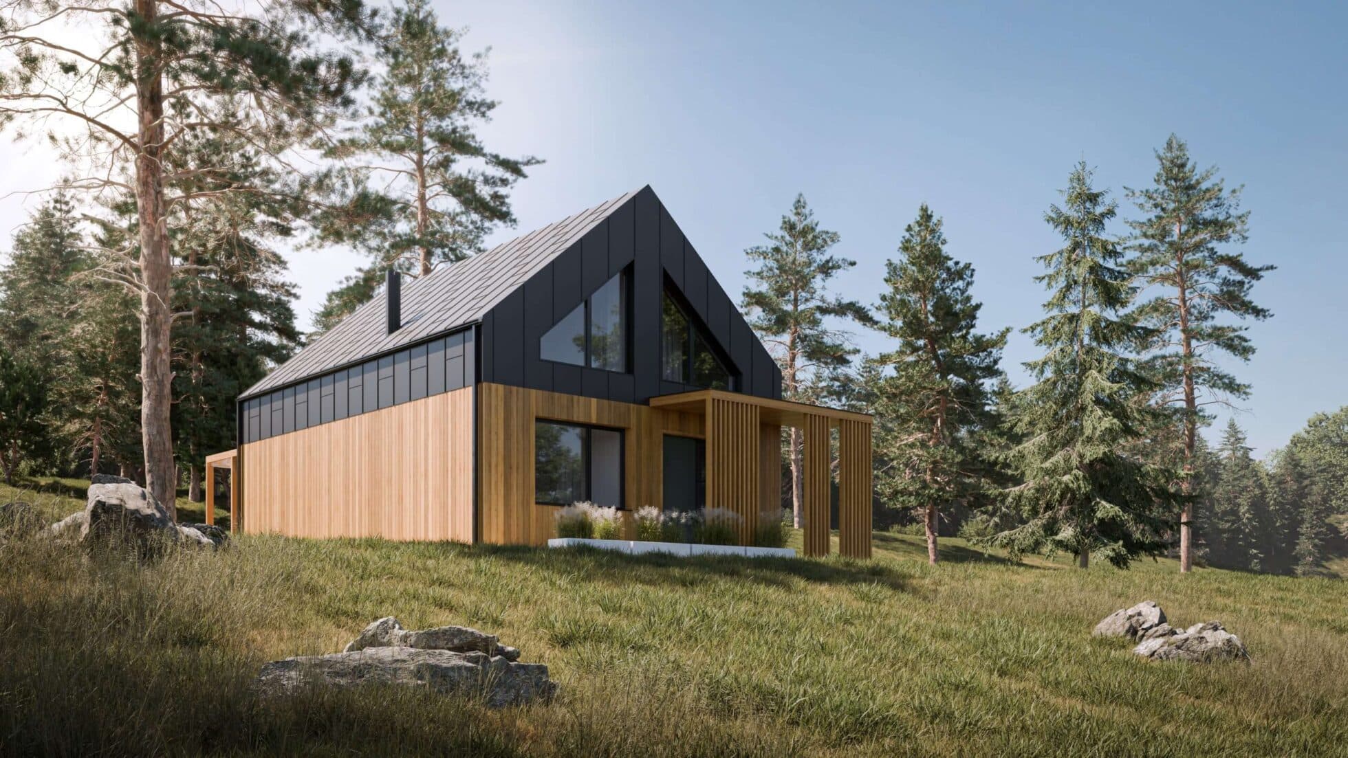 FUTURUM 1 — nowoczesna stodoła 76,4 m², FUTURUM
