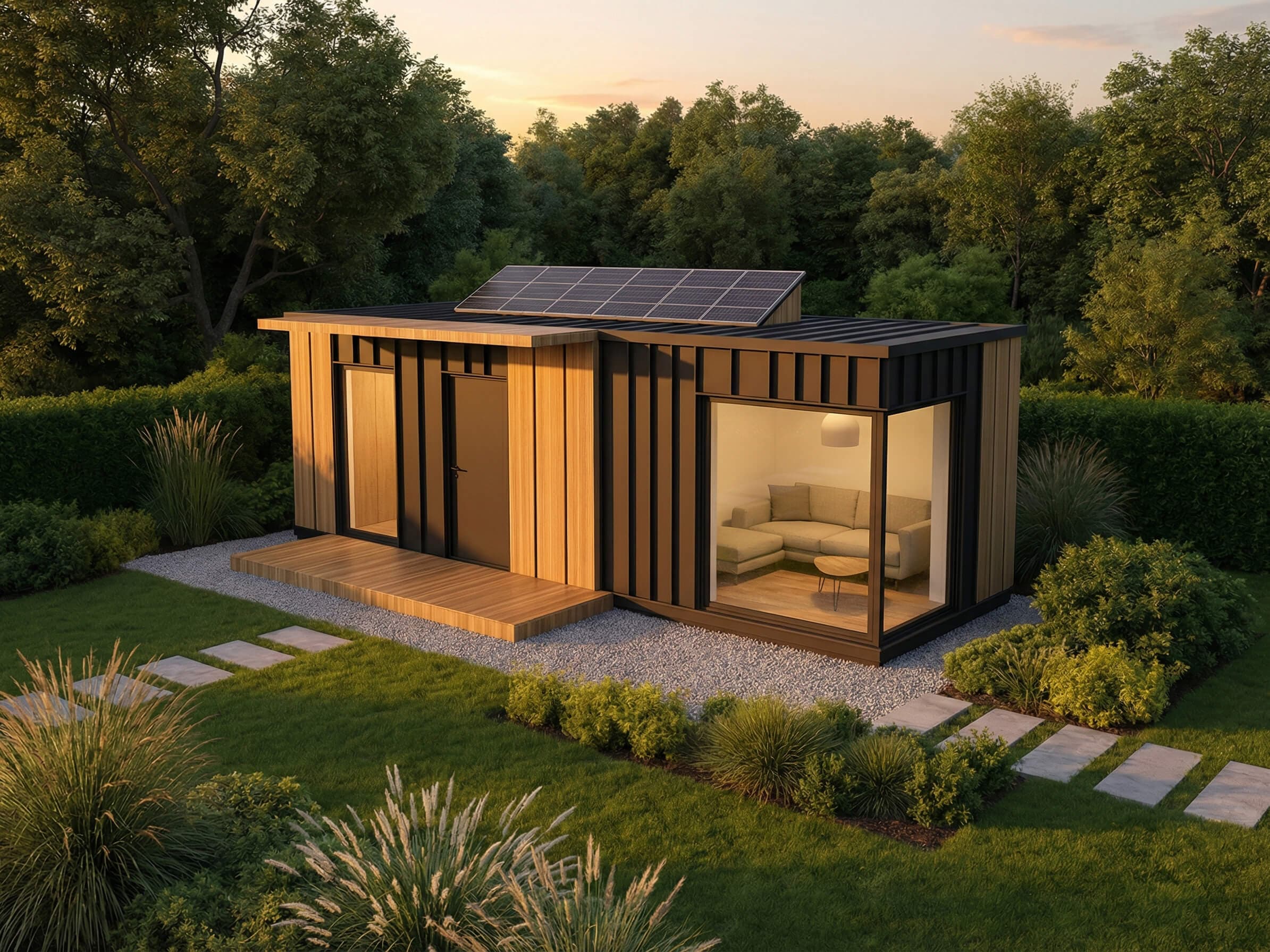 Dom szkieletowy Namule — 21,3 m² — Galan Construction sp. z o.o.