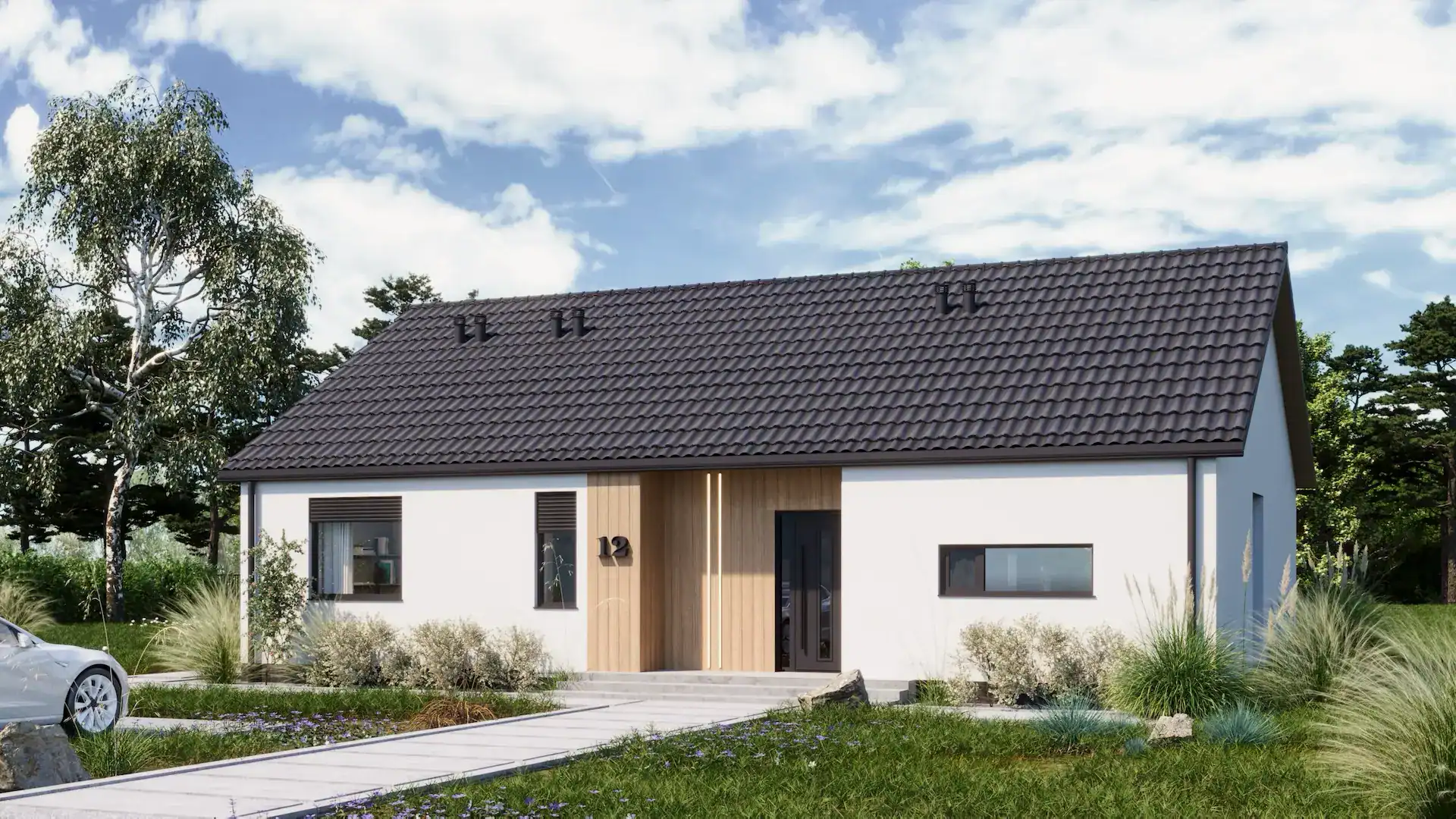 Dom parterowy PARTER 100 — 100 m² — GAMEBO-DOM Sp. z o.o.