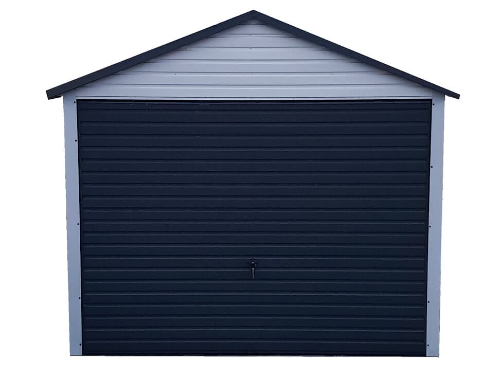 Garaż blaszany akrylowy 093 — 3 × 5 m z bramą uchylną — Garaż Nowoczesny Robert Jach