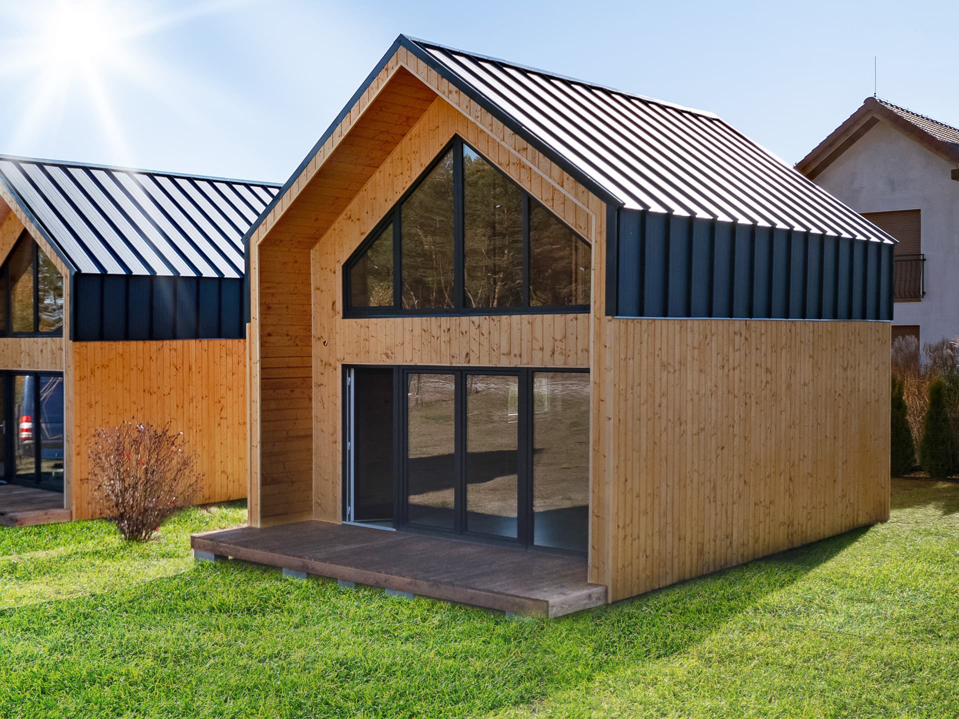Stodoła 35 m² zabudowy — model domu