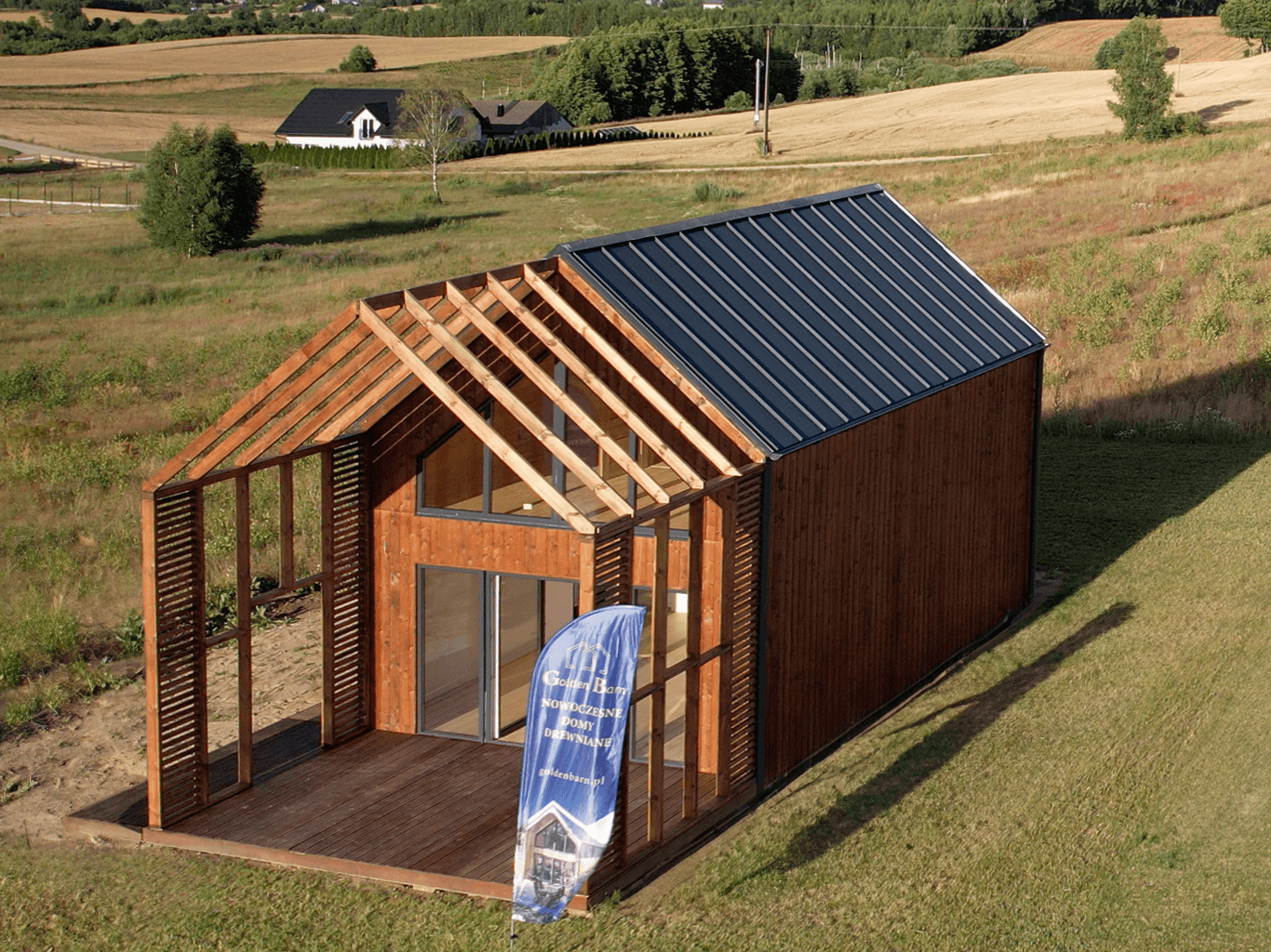 Stodoła 45 m² zabudowy — model domu