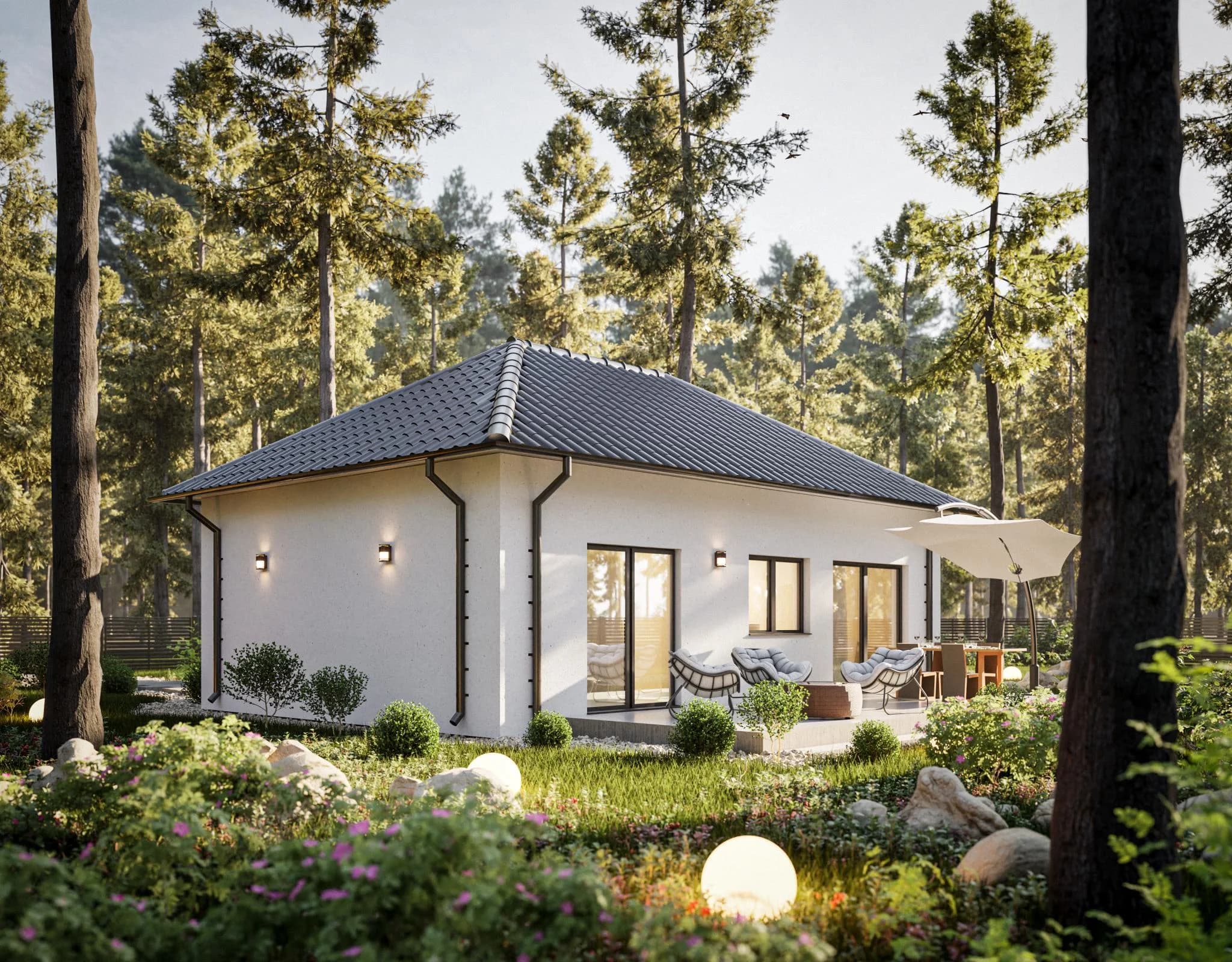 Lifestyle 55K — dom parterowy 52 m², GreenHomes BAU PL