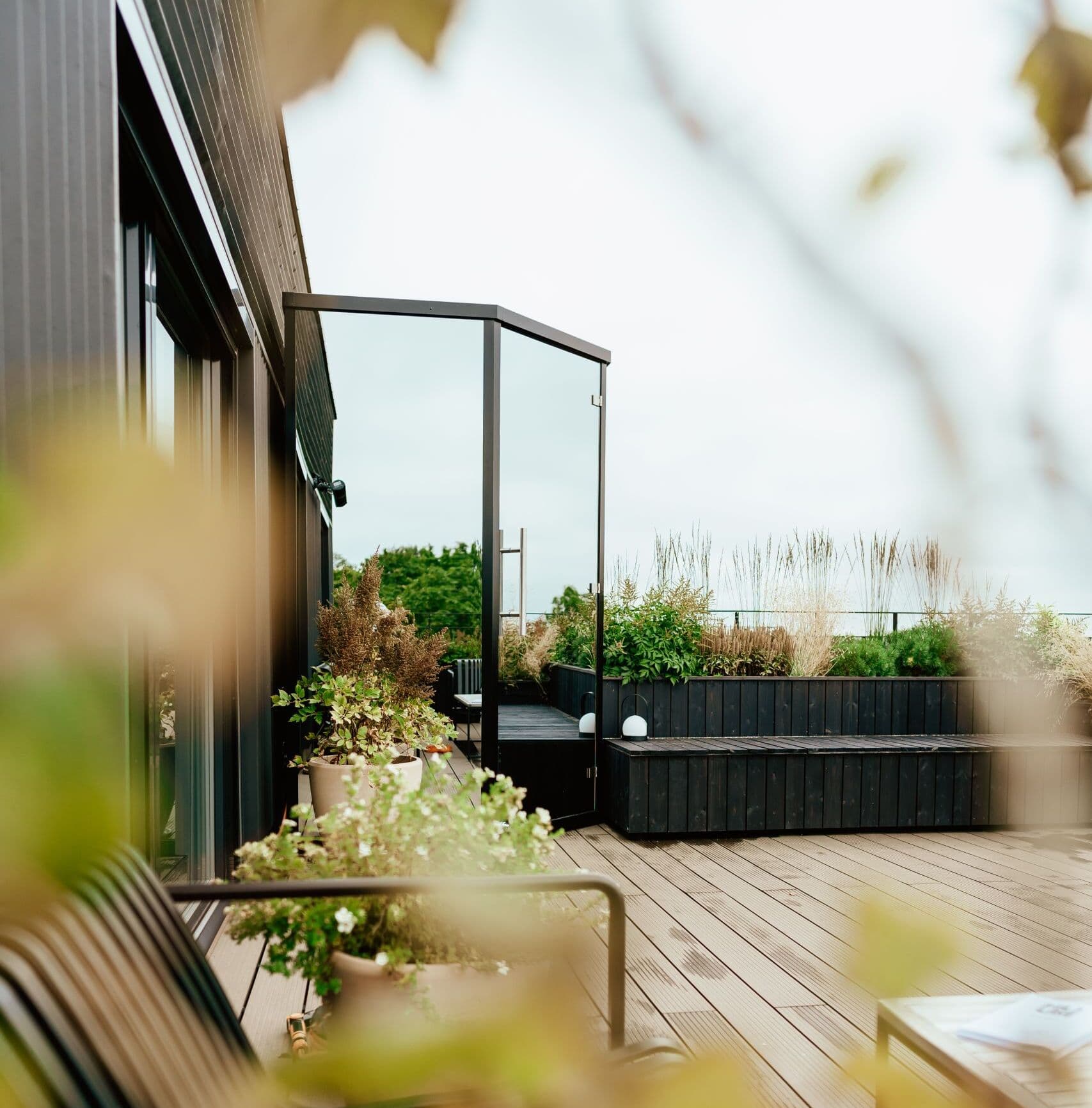 Sauna ogrodowa Hele Mini — 1,6 × 1,6 m, do 3 osób — model domu