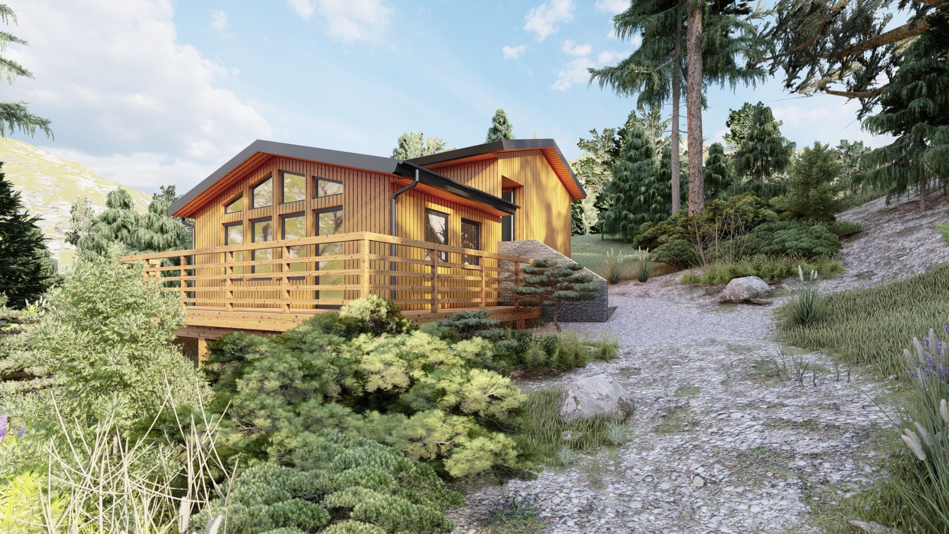 Emigrant — parterowy dom 61 m² zabudowy — model domu